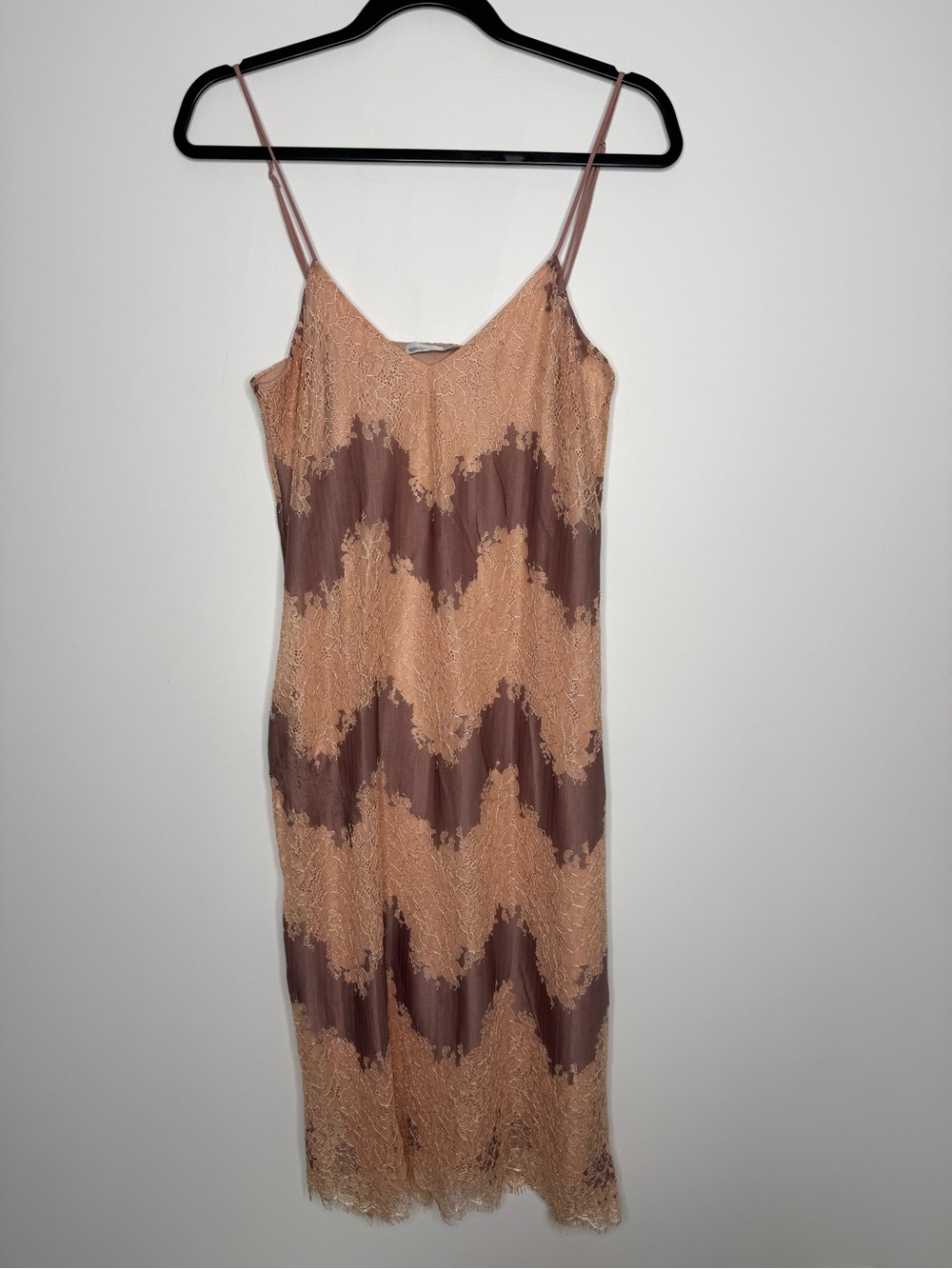 Zara Lace Slip Dress in Blush pink romantic feminine sz small lingerie - Picture 2 of 7